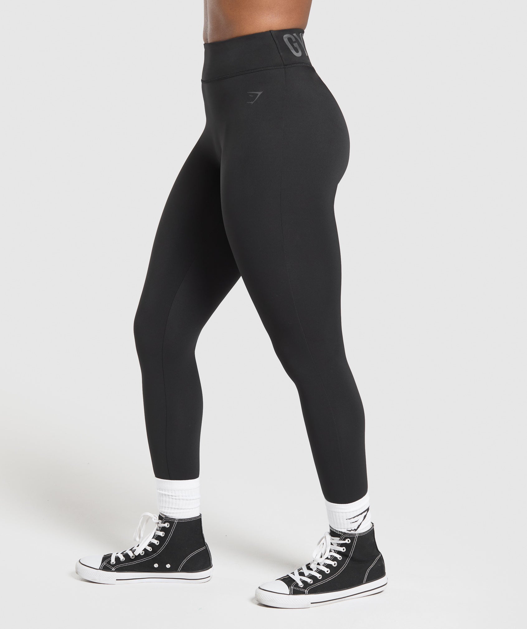 Gymshark Gymshark Wordmark Graphic Leggings - Black
