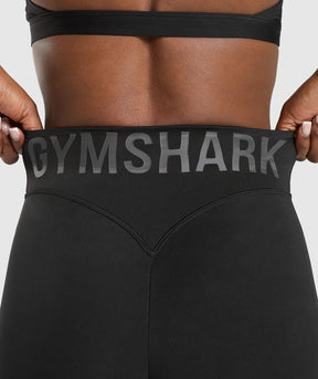 Gymshark Gymshark Wordmark Graphic Leggings - Black