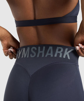 Gymshark Gymshark Wordmark Graphic Leggings - Heavy Blue