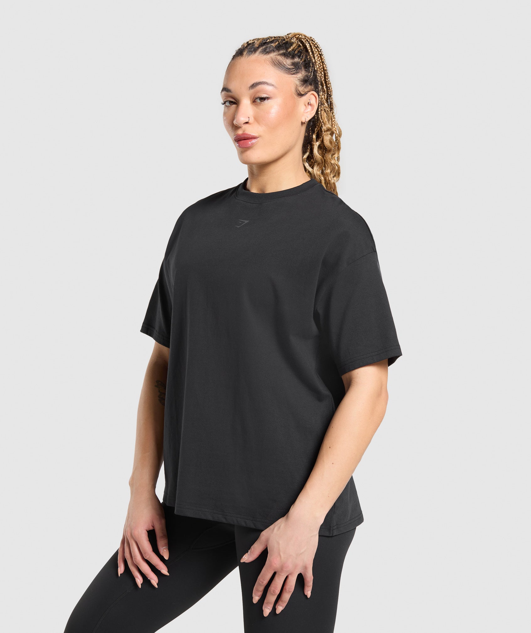Gymshark Wordmark Graphic T-Shirt - Black
