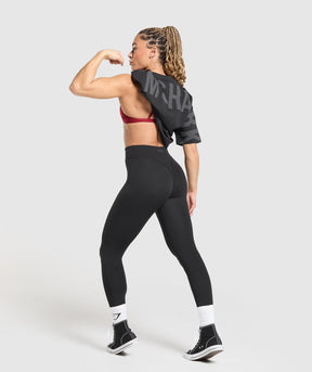 Gymshark Wordmark Graphic T-Shirt - Black