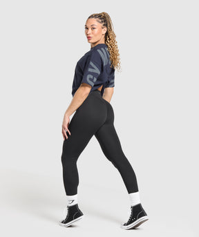Gymshark Wordmark Graphic T-Shirt - Heavy Blue