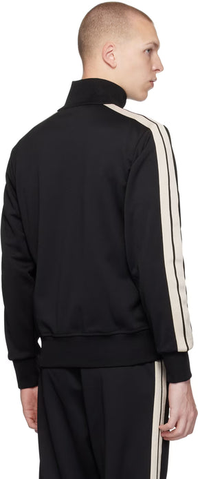 Black Monogram Track Jacket