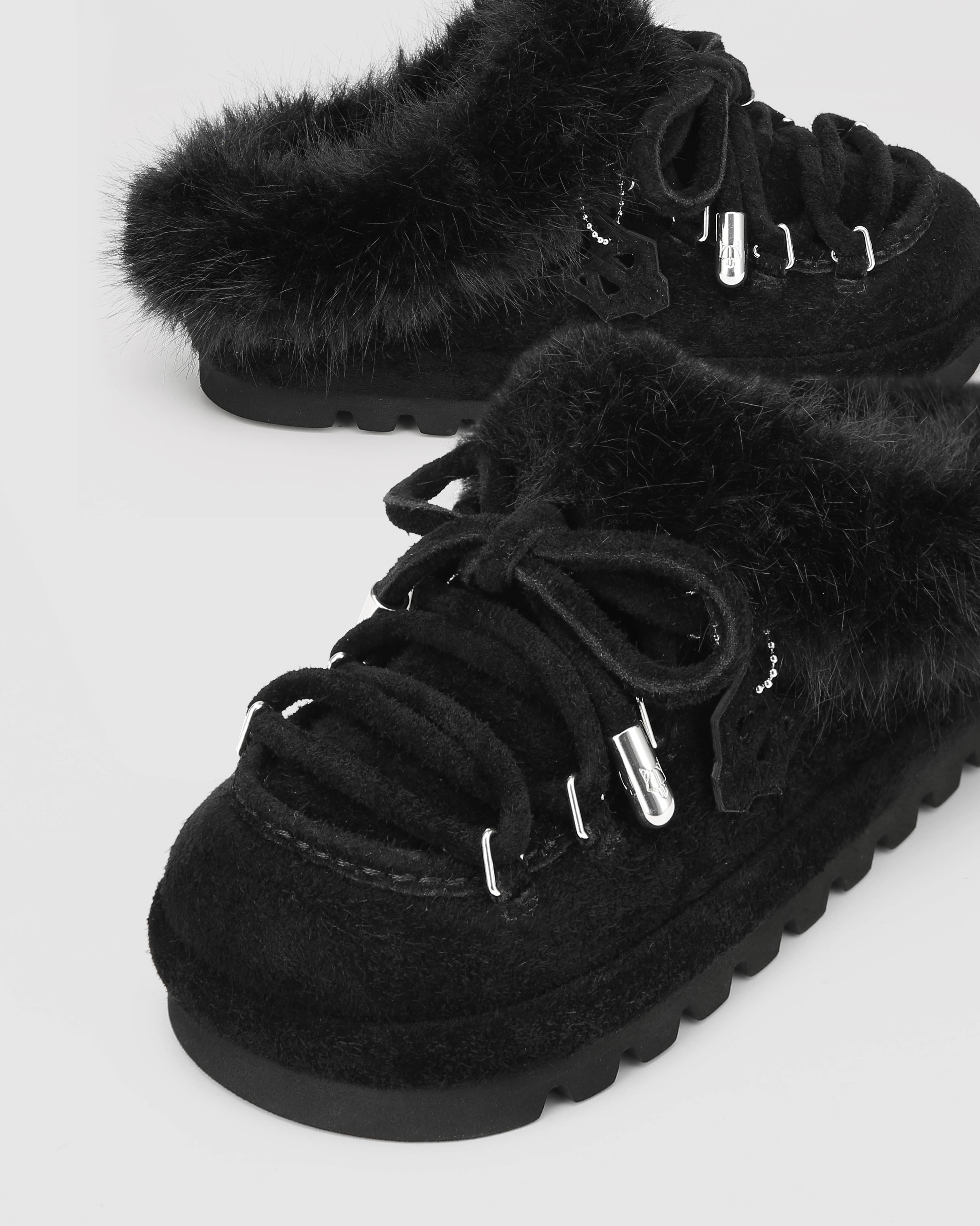Harlow Black Suede