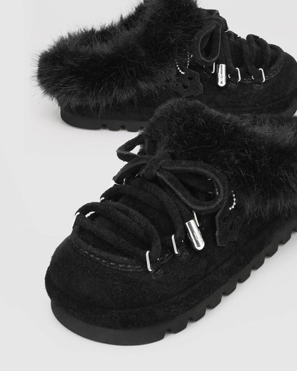 Harlow Black Suede