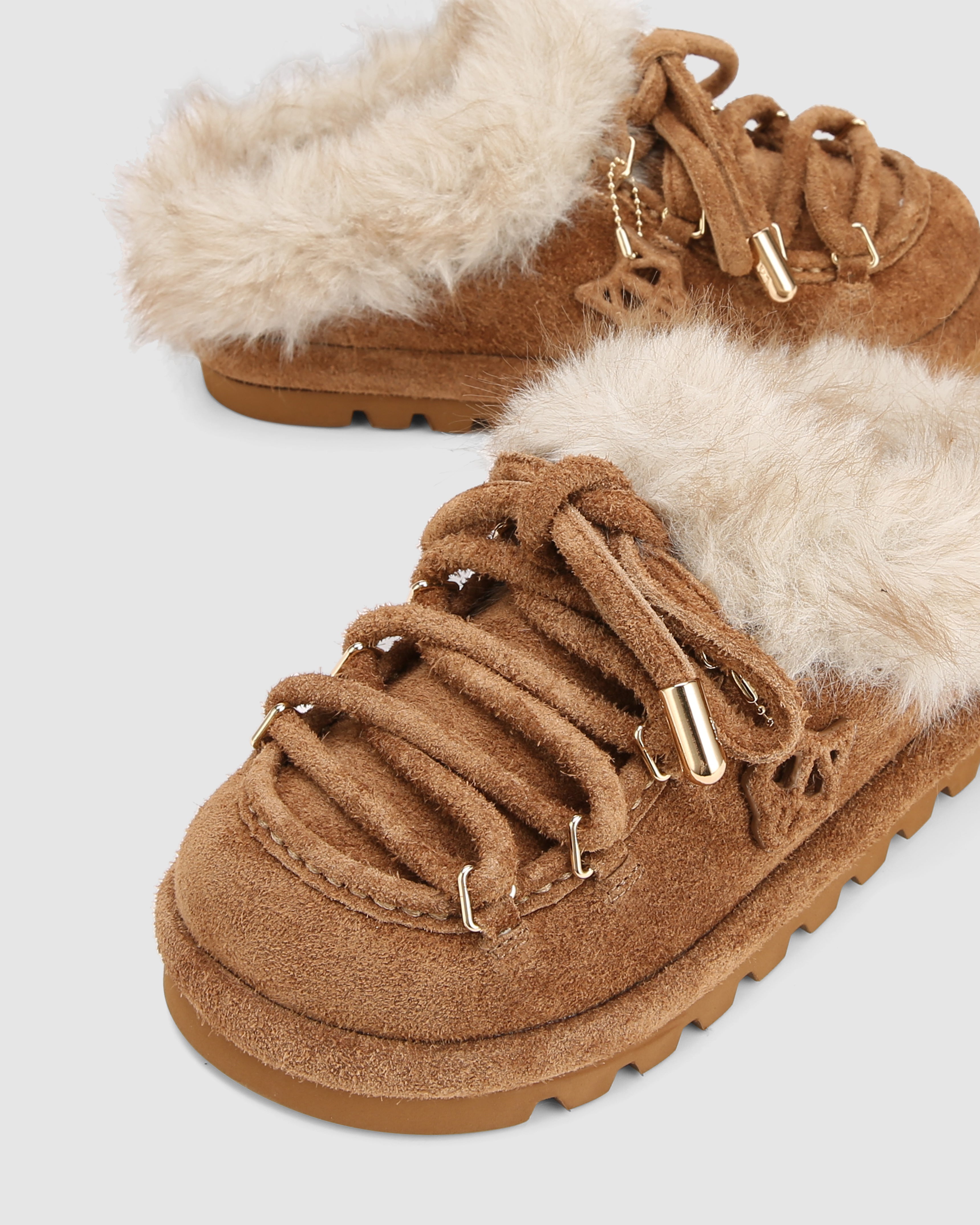 Harlow Tan Suede