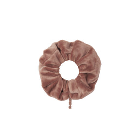 GETTING READY ACCESSORIES SATIN AND VELOUR SCRUNCHIE 2-PACK | SIENNA