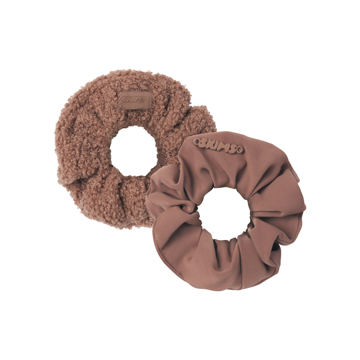 GETTING READY ACCESSORIES TEDDY AND NYLON SCRUNCHIE 2-PACK | SIENNA