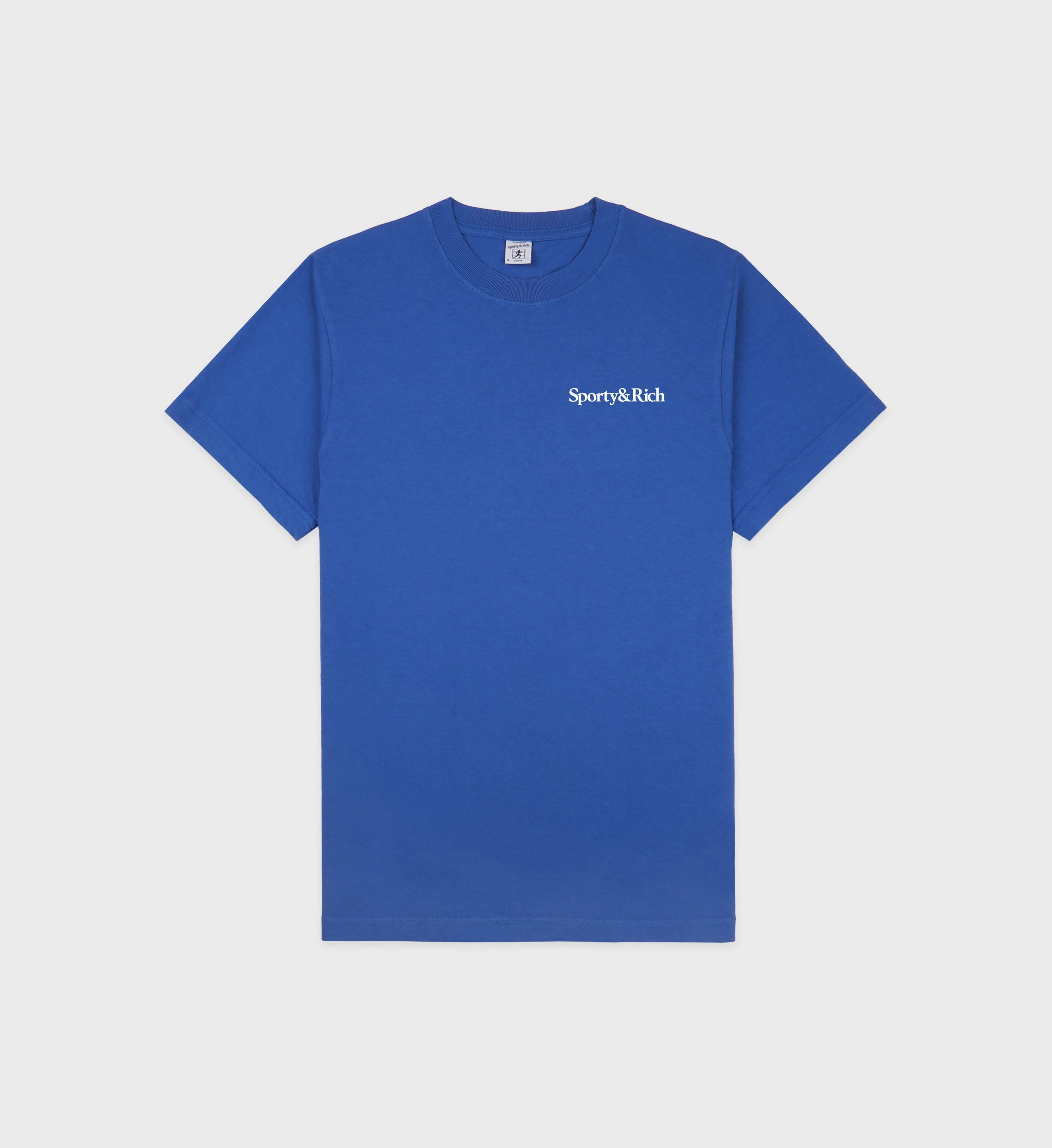 Health is Wealth T-Shirt - Team Blue/White