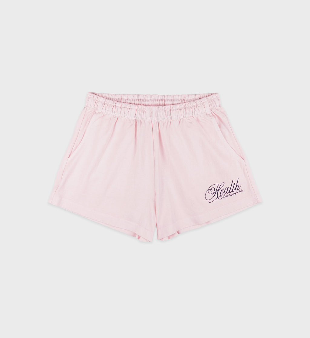 Health Script Disco Short - Pink Dolphin/Navy