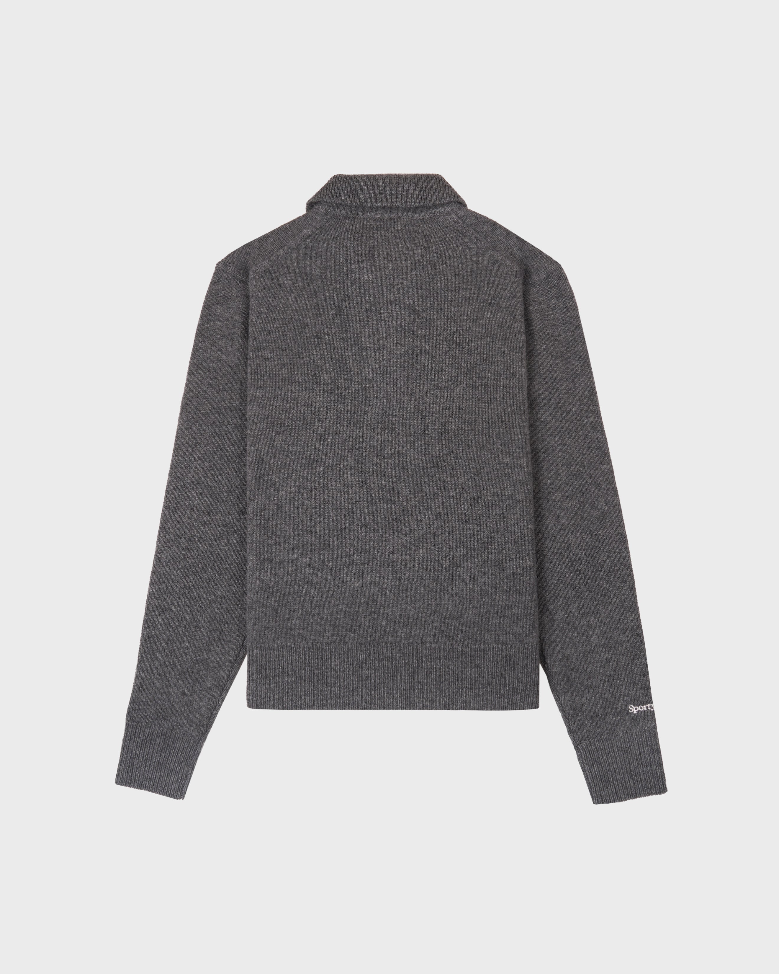 Heritage Yankees Serif Cashmere Polo - Dark Grey/White