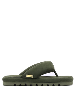 Hilary Olive Suede