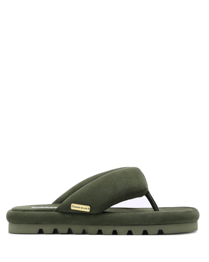 Hilary Olive Suede