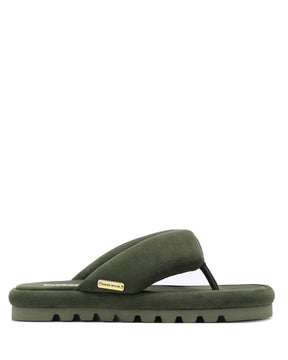 Hilary Olive Suede