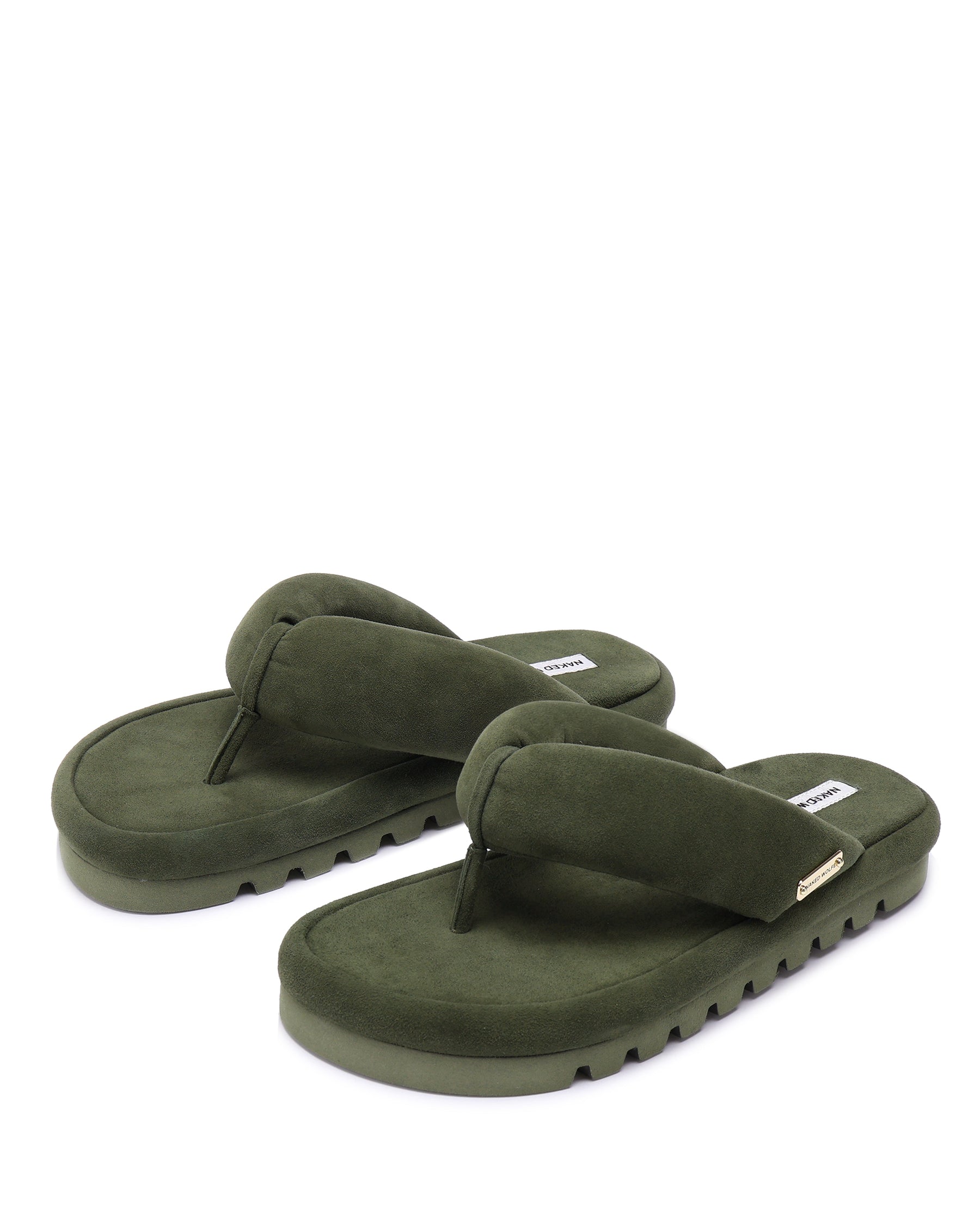 Hilary Olive Suede