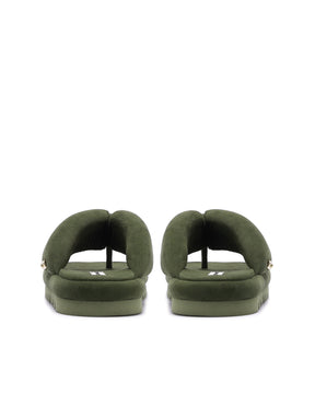 Hilary Olive Suede