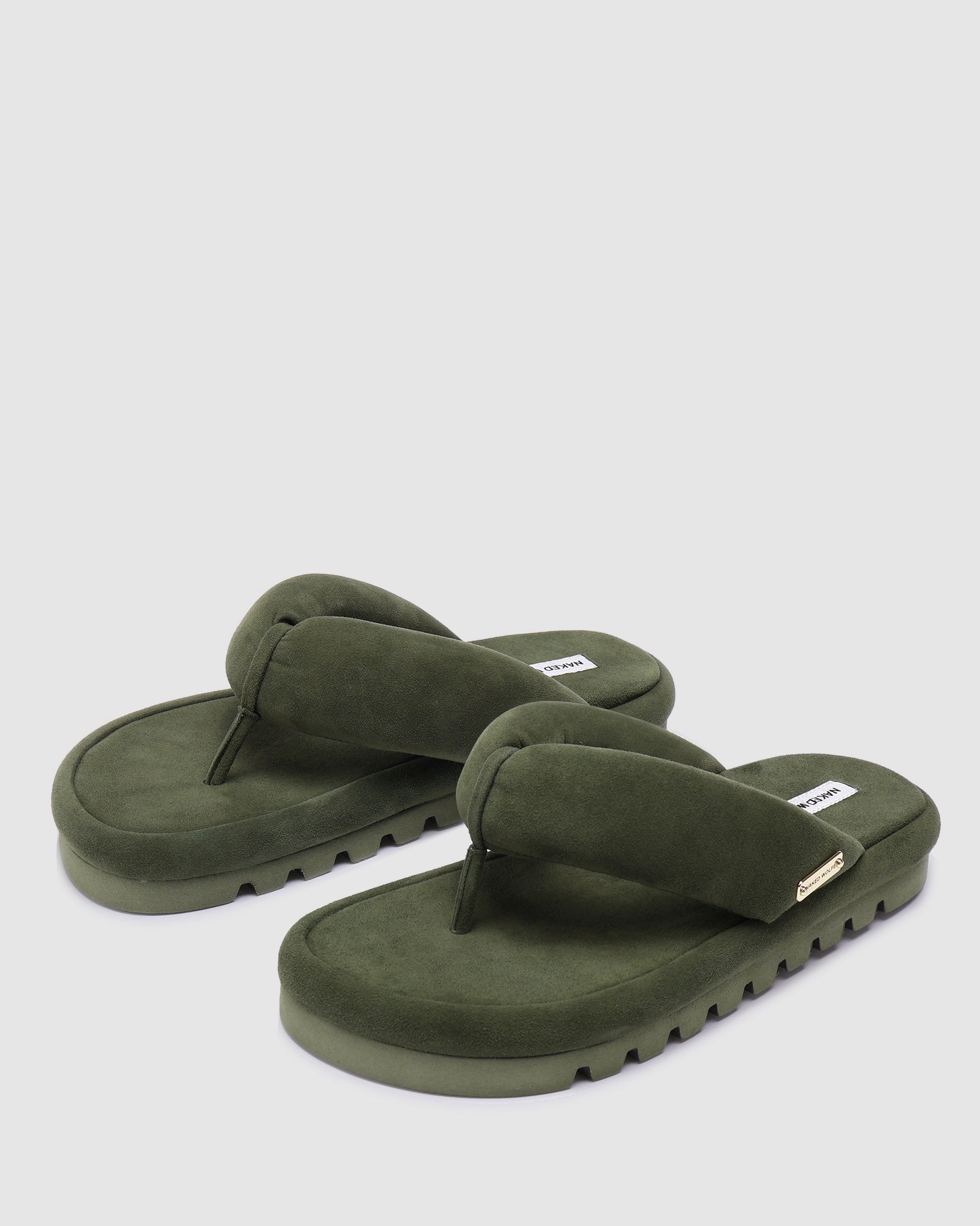 Hilary Olive Suede