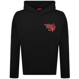 HUGO Dagethood Hoodie Black