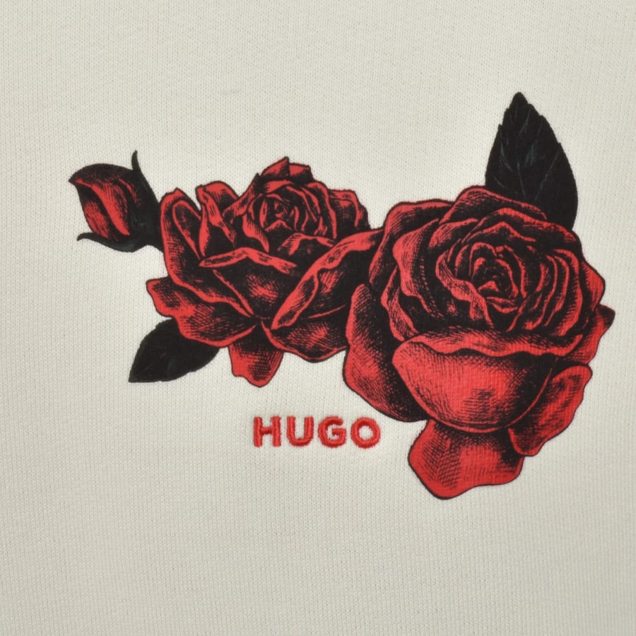 HUGO Dagethood Hoodie White