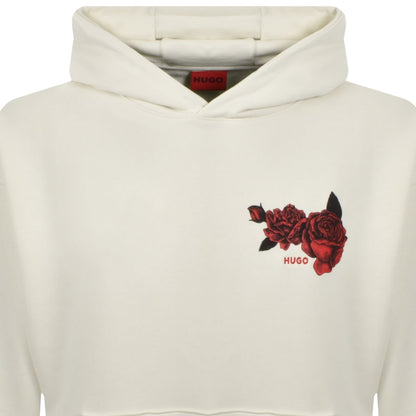 HUGO Dagethood Hoodie White