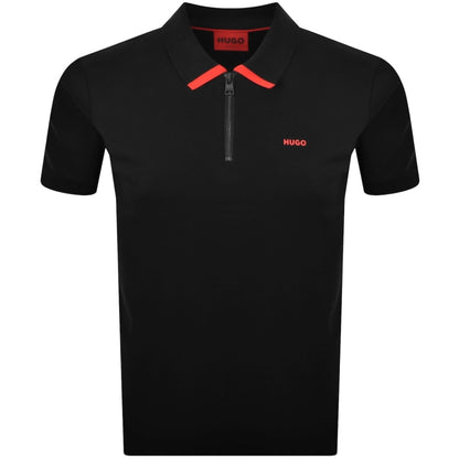 HUGO Dalomino Polo T Shirt Black