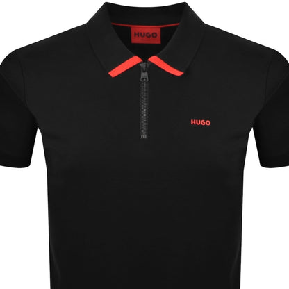 HUGO Dalomino Polo T Shirt Black