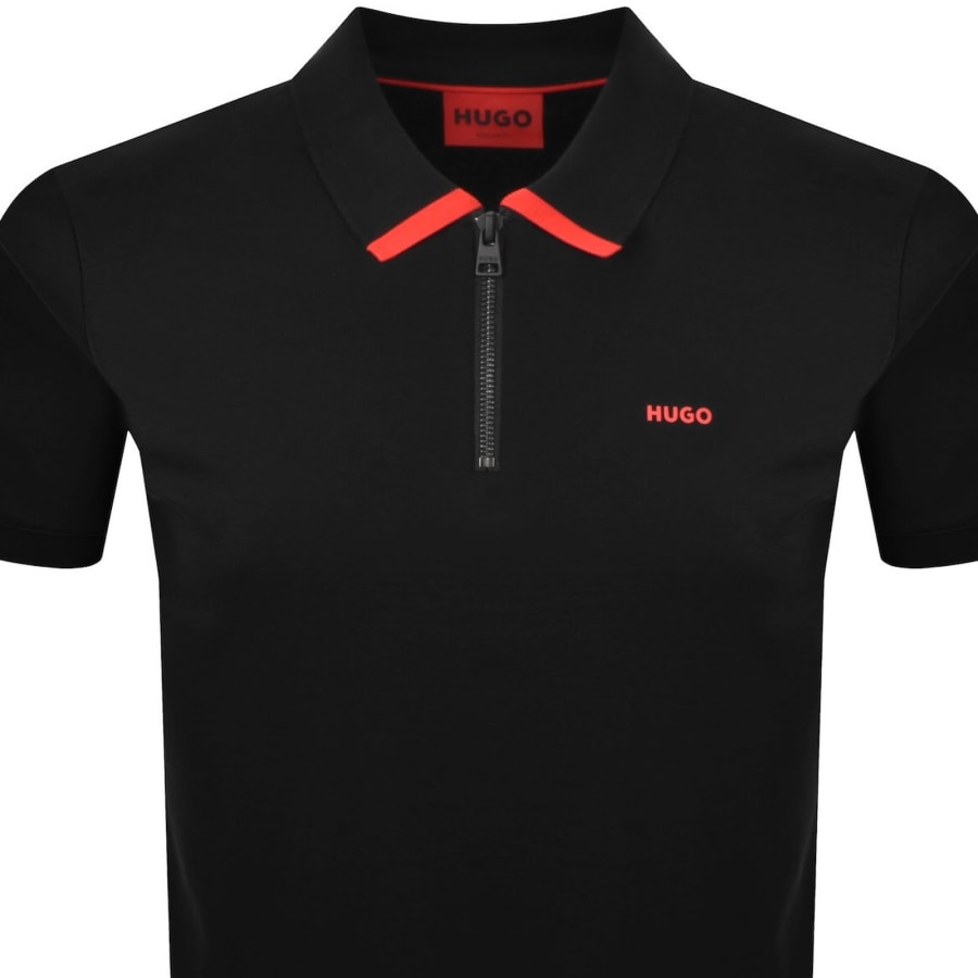HUGO Dalomino Polo T Shirt Black