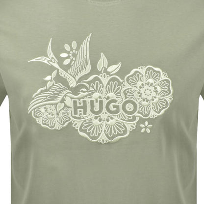 HUGO Dangen T Shirt Green