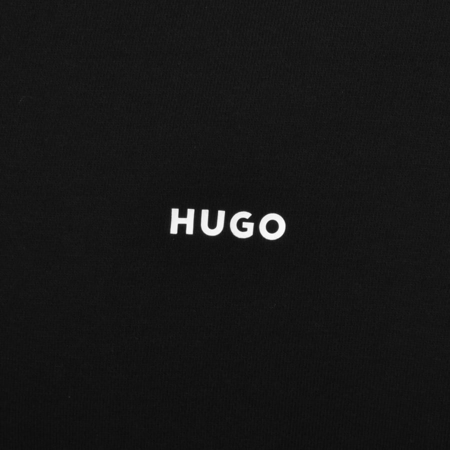 HUGO Dapo Full Zip Hoodie Black