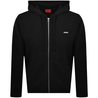 HUGO Dapo Full Zip Hoodie Black