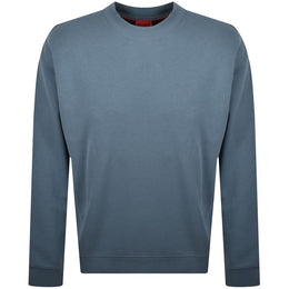 HUGO Dapocrew Relaxed Fit Sweatshirt Blue