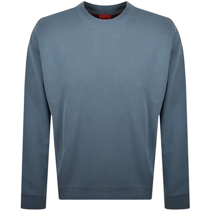 HUGO Dapocrew Relaxed Fit Sweatshirt Blue
