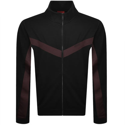 HUGO Darti Full Zip Sweatshirt Black
