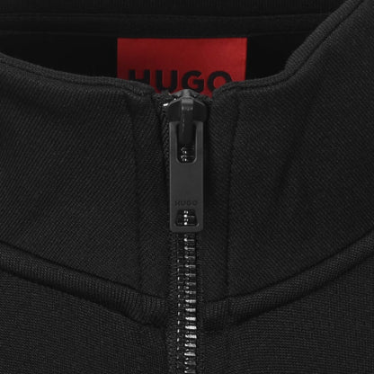 HUGO Darti Full Zip Sweatshirt Black