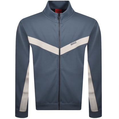 HUGO Darti Full Zip Sweatshirt Blue