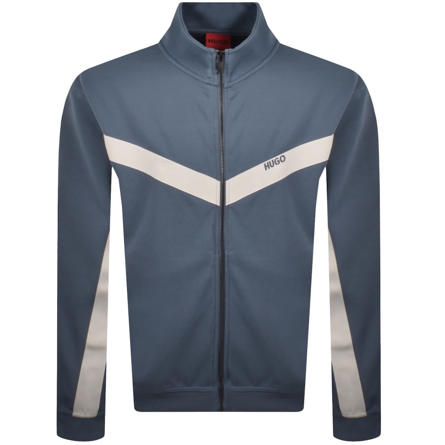 HUGO Darti Full Zip Sweatshirt Blue