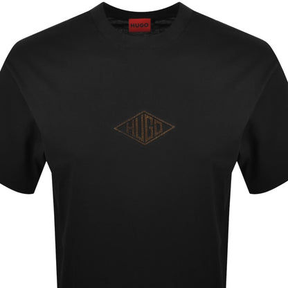 HUGO Darunu T Shirt Black