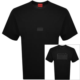 HUGO Delastee T Shirt Black