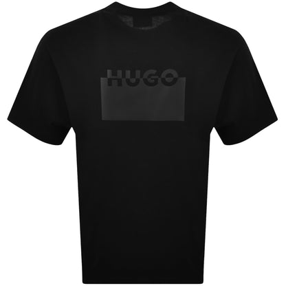 HUGO Delastee T Shirt Black