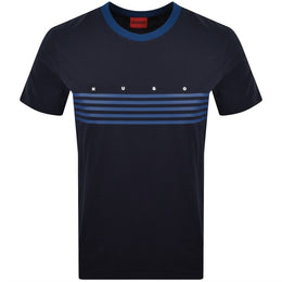 HUGO Dempsy T Shirt Navy