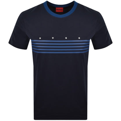 HUGO Dempsy T Shirt Navy