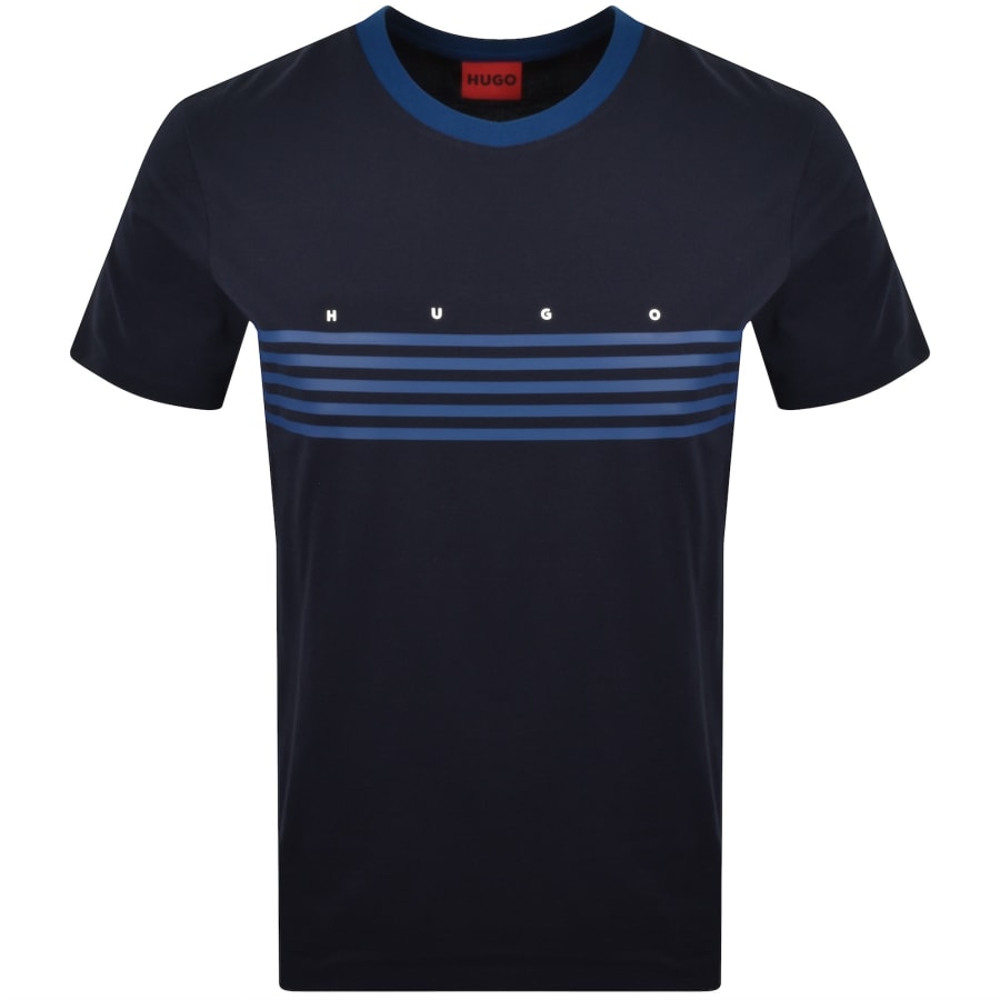HUGO Dempsy T Shirt Navy
