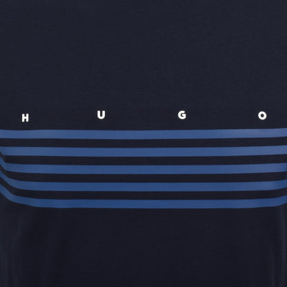 HUGO Dempsy T Shirt Navy