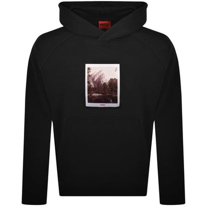 HUGO Deneb Polaroid Hoodie Black
