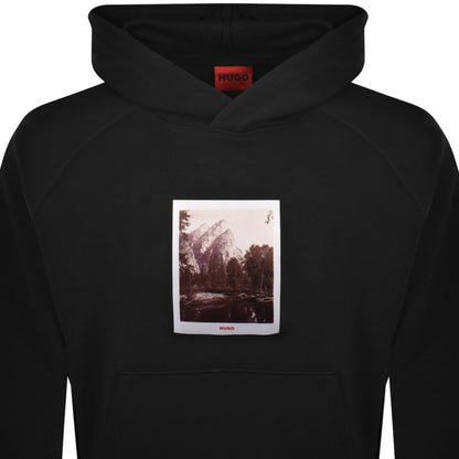 HUGO Deneb Polaroid Hoodie Black