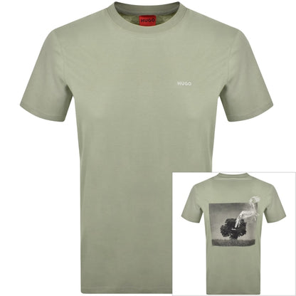 HUGO Derlyns T Shirt Green