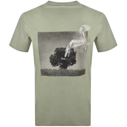 HUGO Derlyns T Shirt Green
