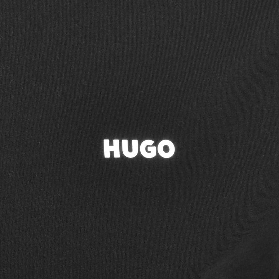 HUGO Dero222 Crew Neck Short Sleeve T Shirt Black