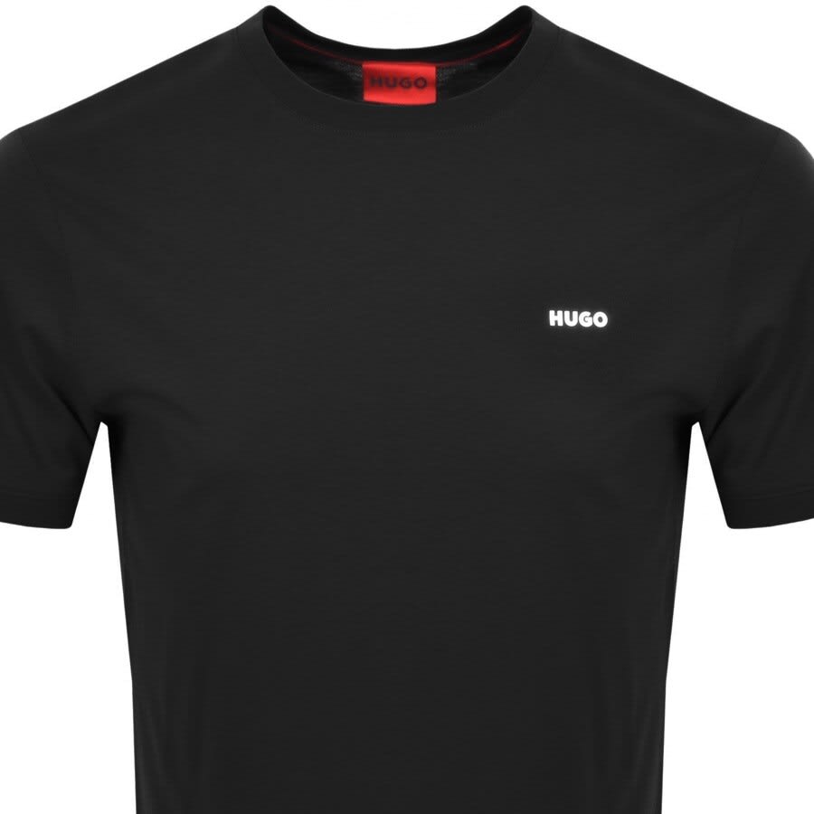 HUGO Dero222 Crew Neck Short Sleeve T Shirt Black