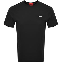 HUGO Dero222 Crew Neck Short Sleeve T Shirt Black